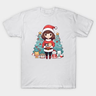 Christmas With Your Favorite Anime T-Shirt